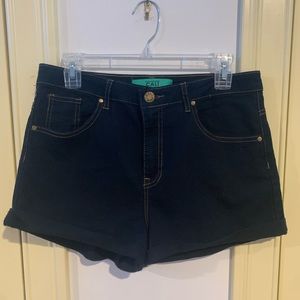 High Rise Jean Shorts